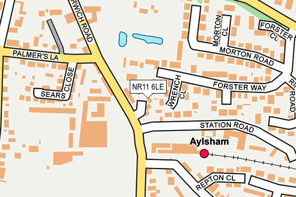 NR11 6LE map - OS OpenMap – Local (Ordnance Survey)