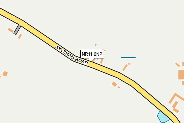 NR11 6NP map - OS OpenMap – Local (Ordnance Survey)