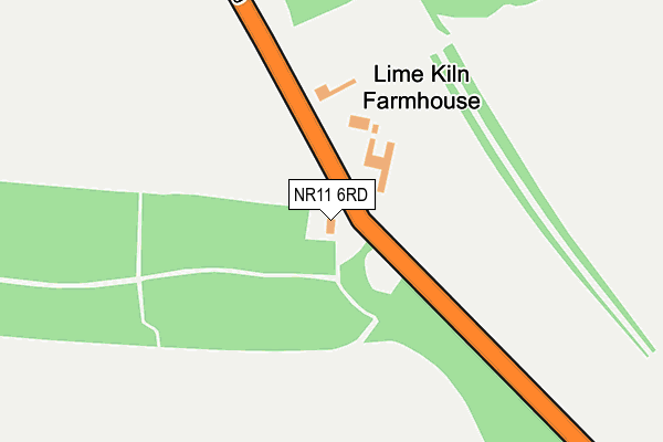 NR11 6RD map - OS OpenMap – Local (Ordnance Survey)