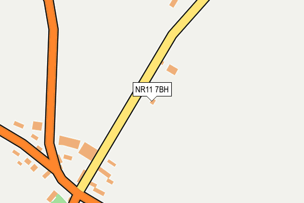 NR11 7BH map - OS OpenMap – Local (Ordnance Survey)