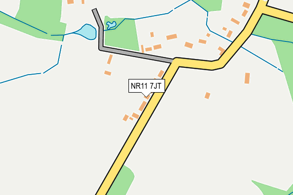 NR11 7JT map - OS OpenMap – Local (Ordnance Survey)