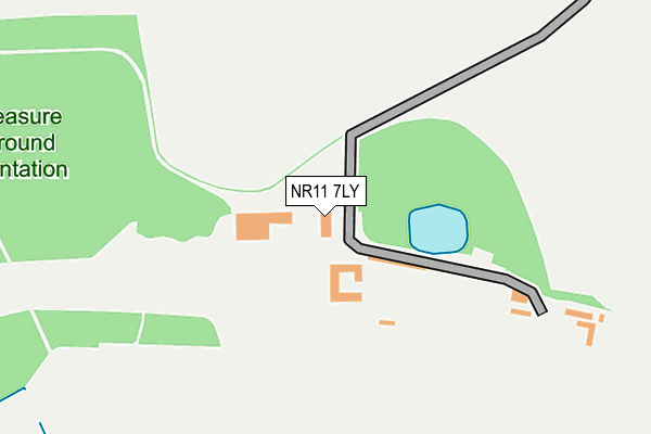 NR11 7LY map - OS OpenMap – Local (Ordnance Survey)