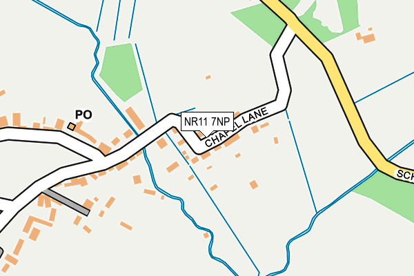 NR11 7NP map - OS OpenMap – Local (Ordnance Survey)