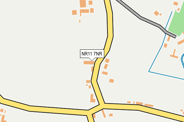 NR11 7NR map - OS OpenMap – Local (Ordnance Survey)