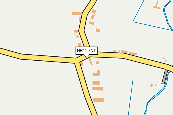 NR11 7NT map - OS OpenMap – Local (Ordnance Survey)