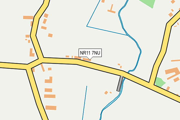 NR11 7NU map - OS OpenMap – Local (Ordnance Survey)