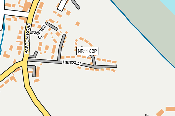 NR11 8BP map - OS OpenMap – Local (Ordnance Survey)