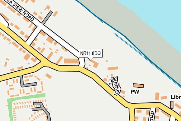 NR11 8DQ map - OS OpenMap – Local (Ordnance Survey)
