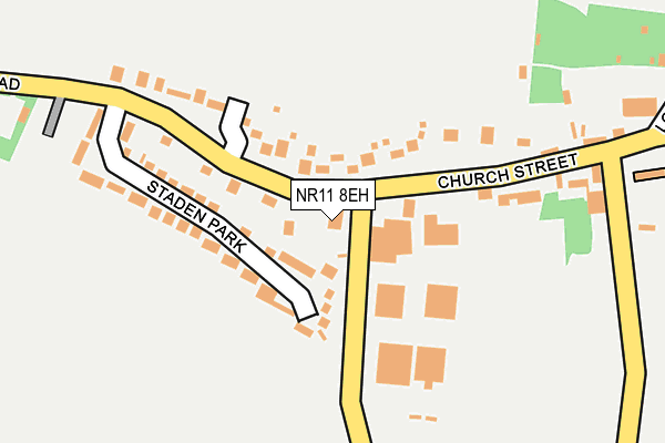 NR11 8EH map - OS OpenMap – Local (Ordnance Survey)