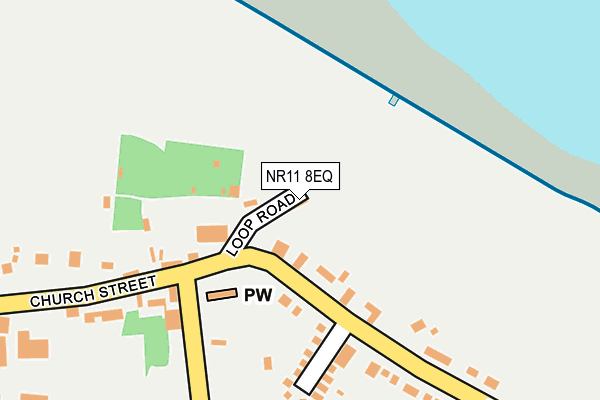 NR11 8EQ map - OS OpenMap – Local (Ordnance Survey)