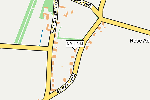 NR11 8HJ map - OS OpenMap – Local (Ordnance Survey)