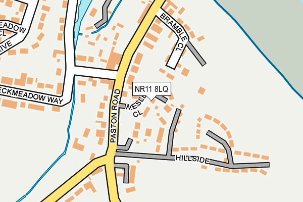 NR11 8LQ map - OS OpenMap – Local (Ordnance Survey)