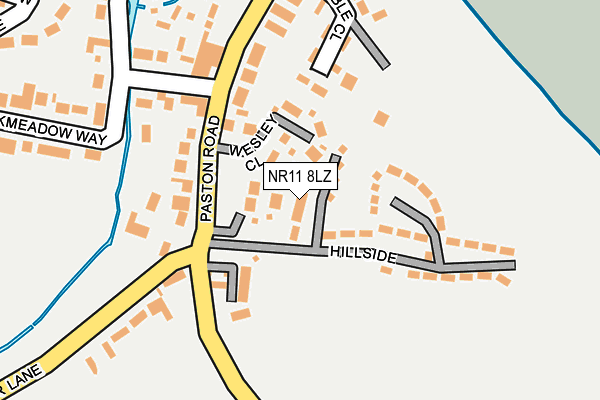 NR11 8LZ map - OS OpenMap – Local (Ordnance Survey)