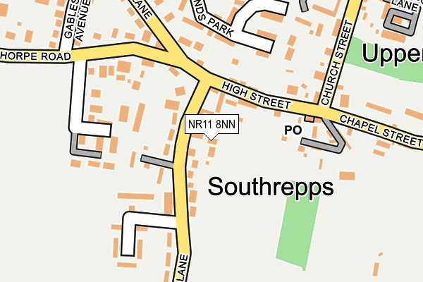 NR11 8NN map - OS OpenMap – Local (Ordnance Survey)