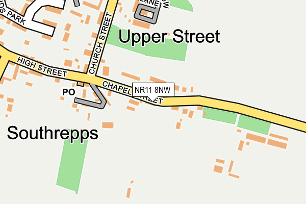 NR11 8NW map - OS OpenMap – Local (Ordnance Survey)