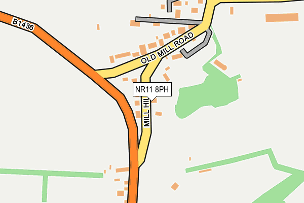 NR11 8PH map - OS OpenMap – Local (Ordnance Survey)