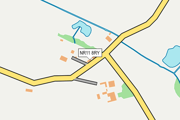 NR11 8RY map - OS OpenMap – Local (Ordnance Survey)