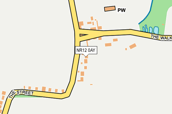 NR12 0AY map - OS OpenMap – Local (Ordnance Survey)