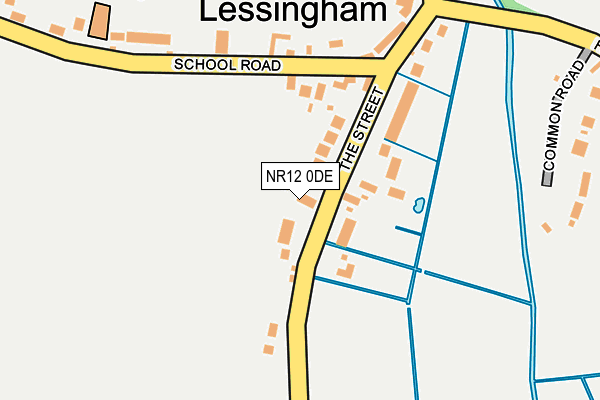 NR12 0DE map - OS OpenMap – Local (Ordnance Survey)