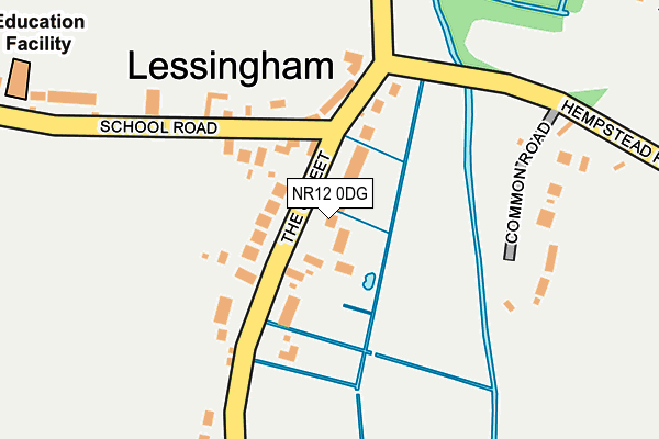 NR12 0DG map - OS OpenMap – Local (Ordnance Survey)