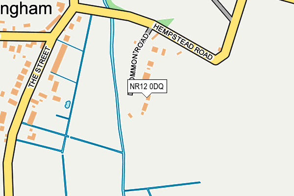NR12 0DQ map - OS OpenMap – Local (Ordnance Survey)