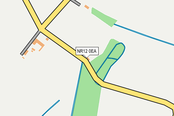NR12 0EA map - OS OpenMap – Local (Ordnance Survey)
