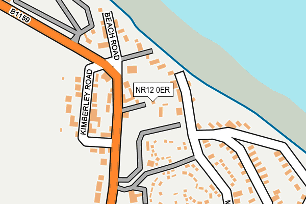 NR12 0ER map - OS OpenMap – Local (Ordnance Survey)