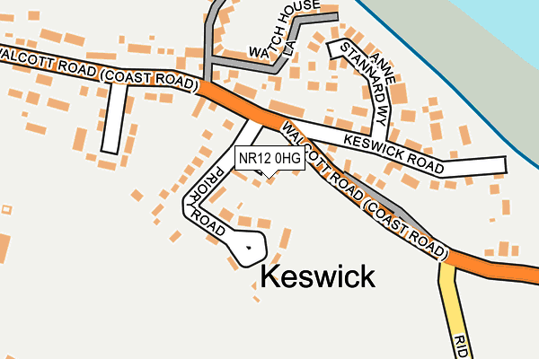 NR12 0HG map - OS OpenMap – Local (Ordnance Survey)