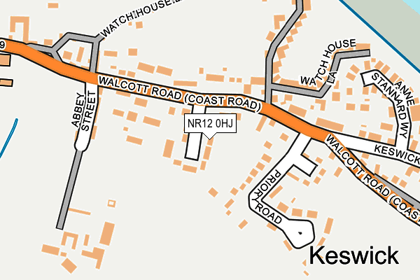 NR12 0HJ map - OS OpenMap – Local (Ordnance Survey)