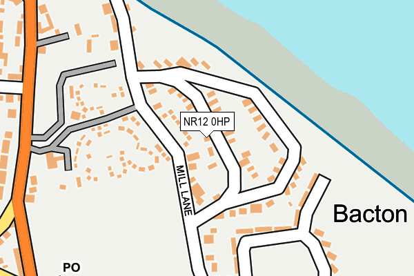 NR12 0HP map - OS OpenMap – Local (Ordnance Survey)