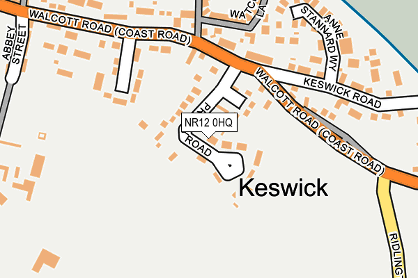 NR12 0HQ map - OS OpenMap – Local (Ordnance Survey)