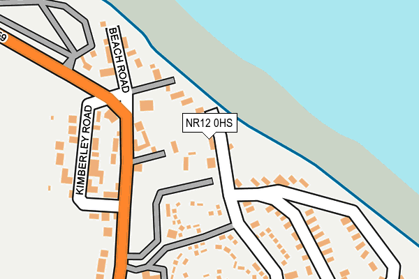 NR12 0HS map - OS OpenMap – Local (Ordnance Survey)