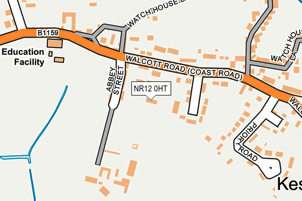 NR12 0HT map - OS OpenMap – Local (Ordnance Survey)