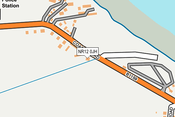 NR12 0JH map - OS OpenMap – Local (Ordnance Survey)