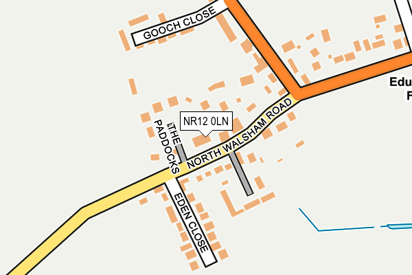 NR12 0LN map - OS OpenMap – Local (Ordnance Survey)