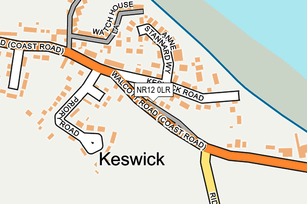 NR12 0LR map - OS OpenMap – Local (Ordnance Survey)
