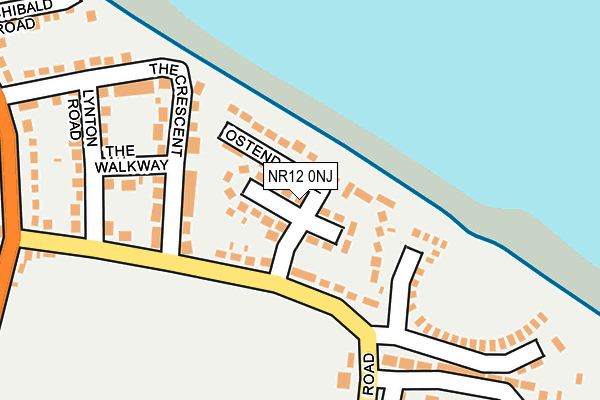 NR12 0NJ map - OS OpenMap – Local (Ordnance Survey)