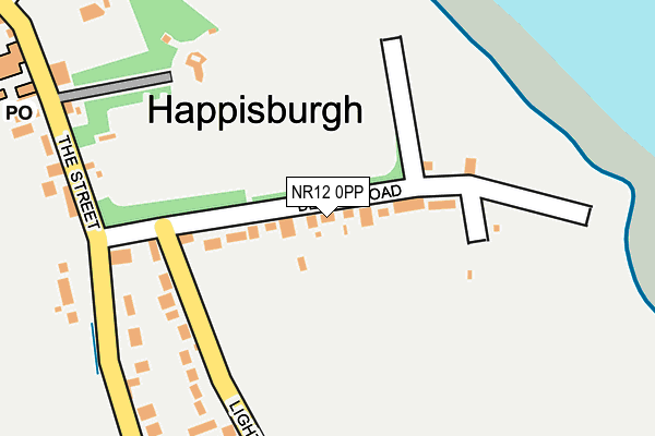 NR12 0PP map - OS OpenMap – Local (Ordnance Survey)