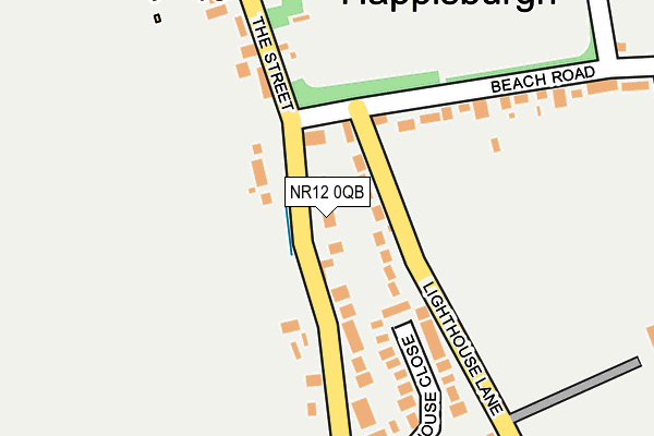 NR12 0QB map - OS OpenMap – Local (Ordnance Survey)