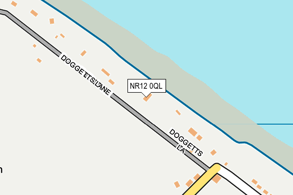 NR12 0QL map - OS OpenMap – Local (Ordnance Survey)