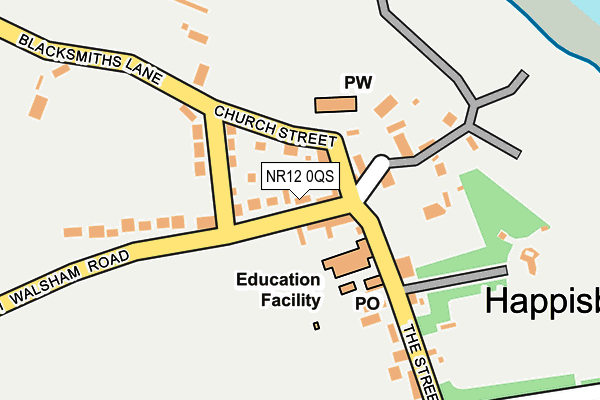NR12 0QS map - OS OpenMap – Local (Ordnance Survey)