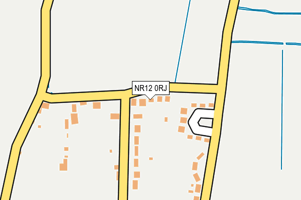 NR12 0RJ map - OS OpenMap – Local (Ordnance Survey)