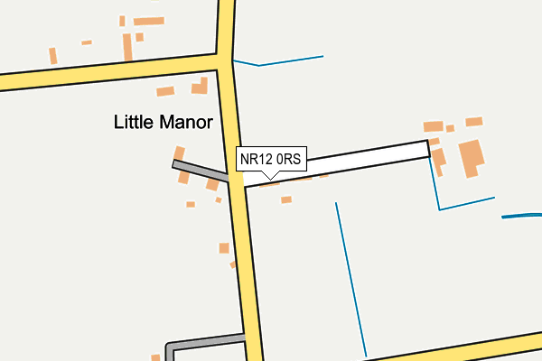 NR12 0RS map - OS OpenMap – Local (Ordnance Survey)
