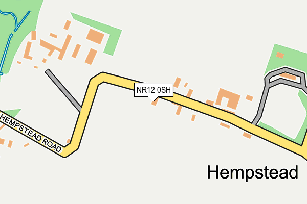 NR12 0SH map - OS OpenMap – Local (Ordnance Survey)