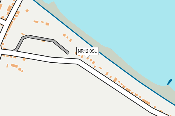 NR12 0SL map - OS OpenMap – Local (Ordnance Survey)