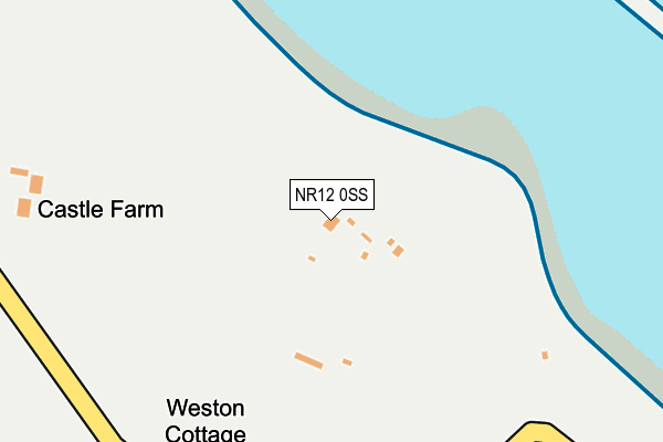 NR12 0SS map - OS OpenMap – Local (Ordnance Survey)