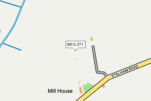 NR12 0TY map - OS OpenMap – Local (Ordnance Survey)