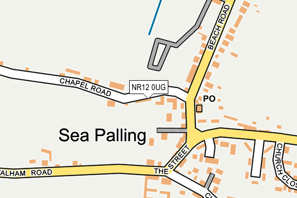 NR12 0UG map - OS OpenMap – Local (Ordnance Survey)