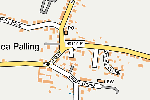 NR12 0US map - OS OpenMap – Local (Ordnance Survey)