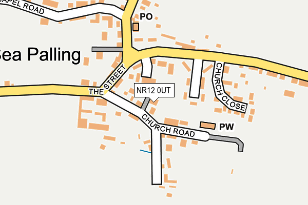NR12 0UT map - OS OpenMap – Local (Ordnance Survey)